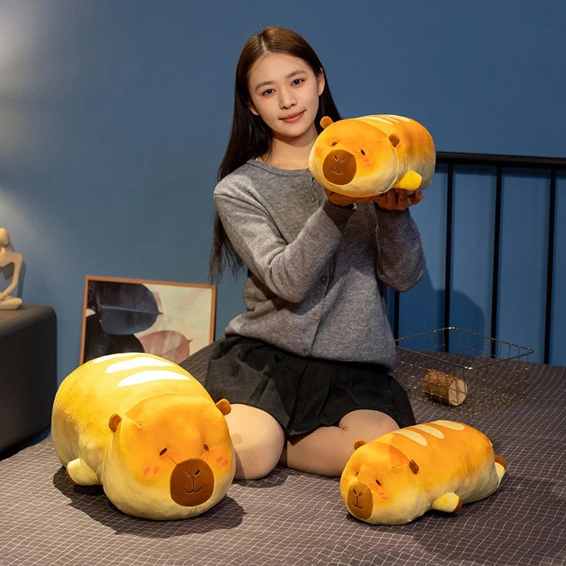 Adorable Cuddly Capybara Bread Stuffed Animal