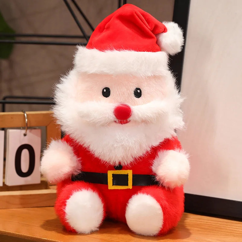Festive Plushie Collection: Santa, Rudolph, and Christmas Tree Delight!