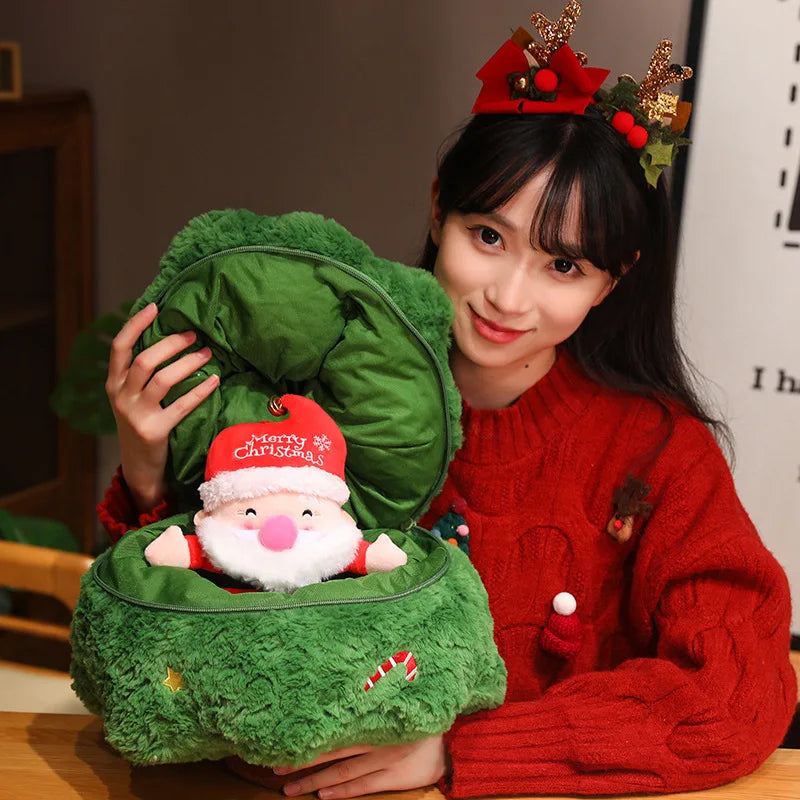 Festive Plushie Collection: Santa, Rudolph, and Christmas Tree Delight!