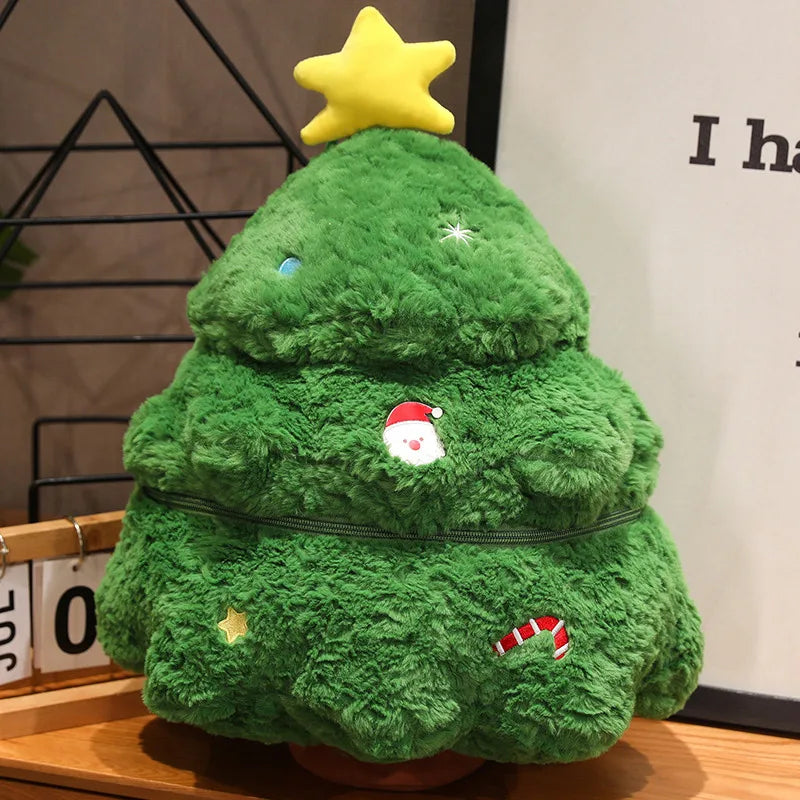 Festive Plushie Collection: Santa, Rudolph, and Christmas Tree Delight!