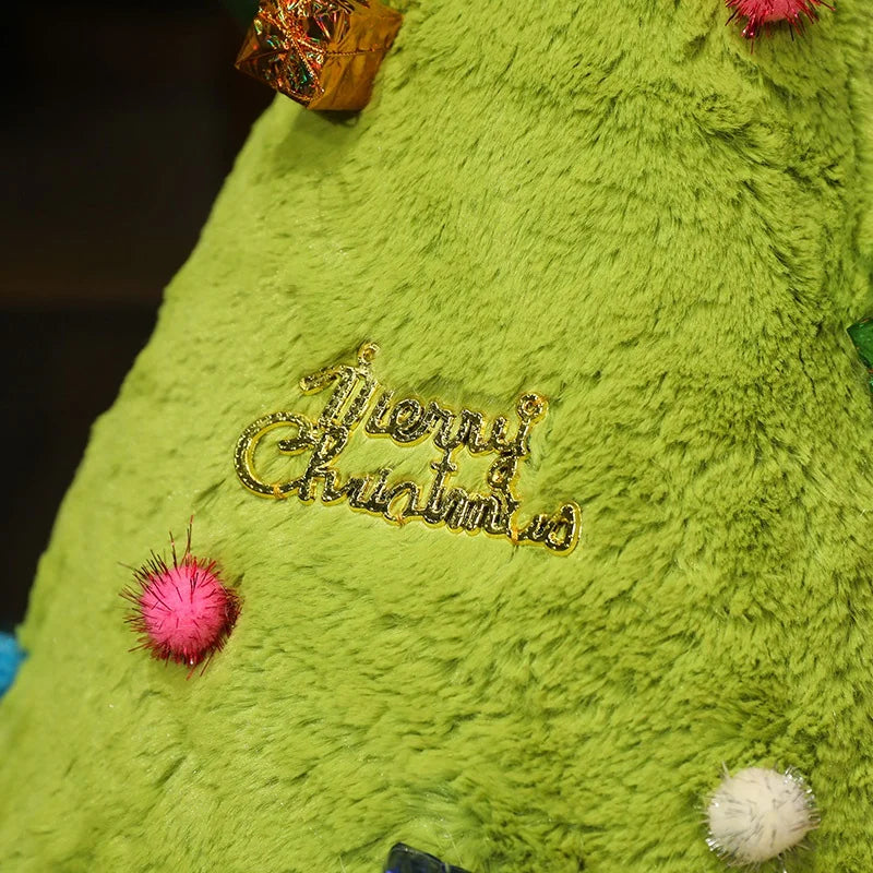 Cozy Fluffy Christmas Tree Stuffed Toy
