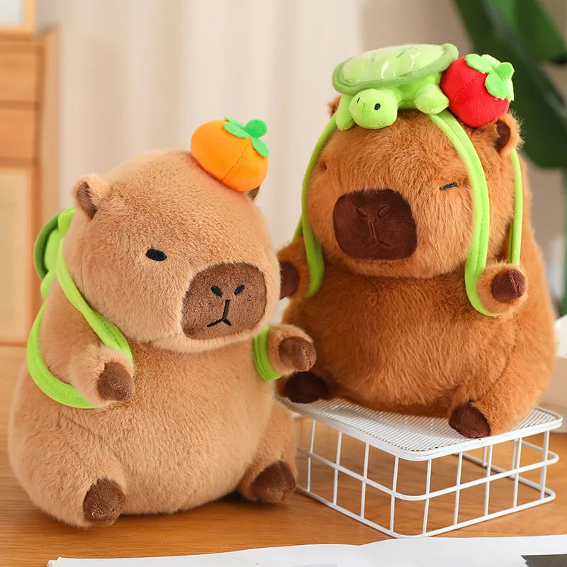 Charming Capybara Toast Turtle Adorable Plushie Family