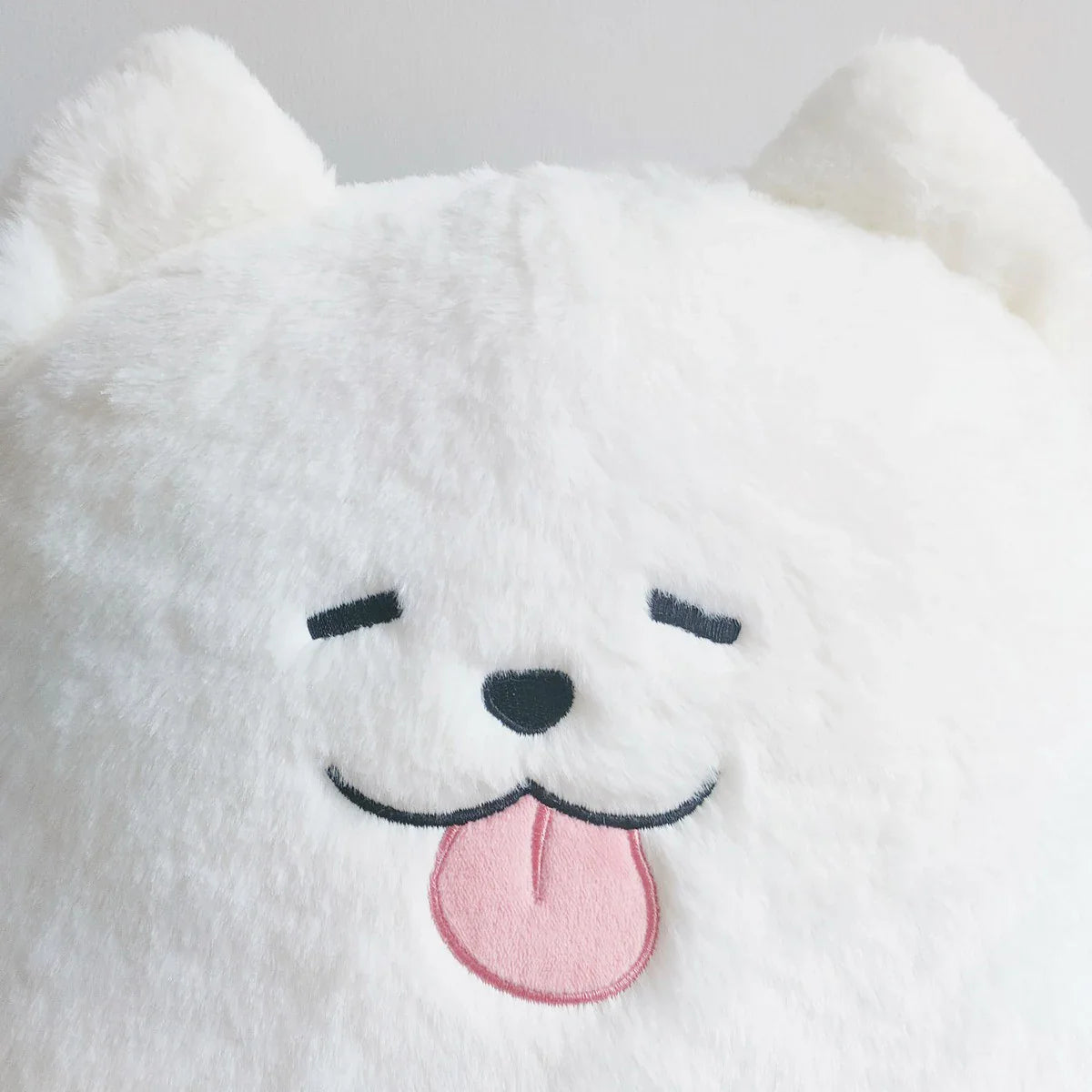 Adorable Fluffy White Samoyed Puppy Stuffed Animal