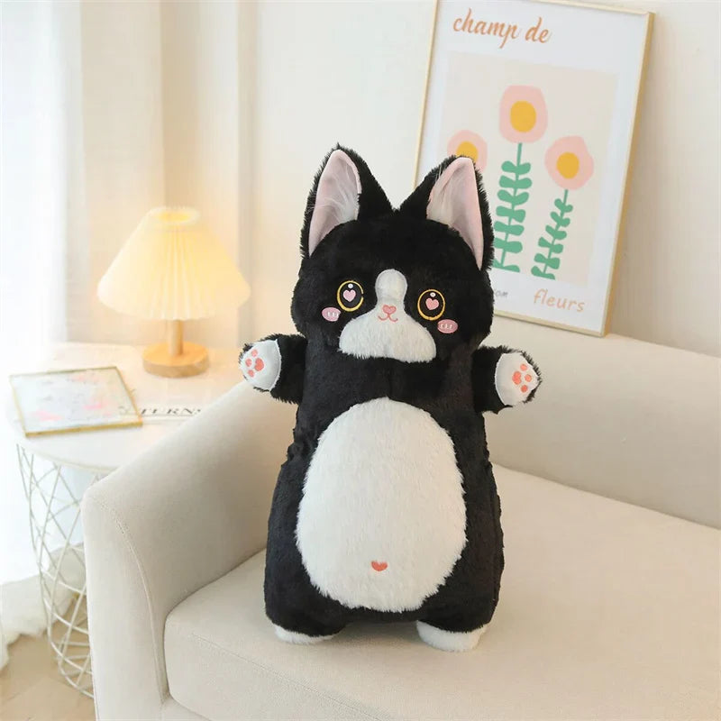 Charming Two-tone Cat Plushie Collection: Cute Companions for All!