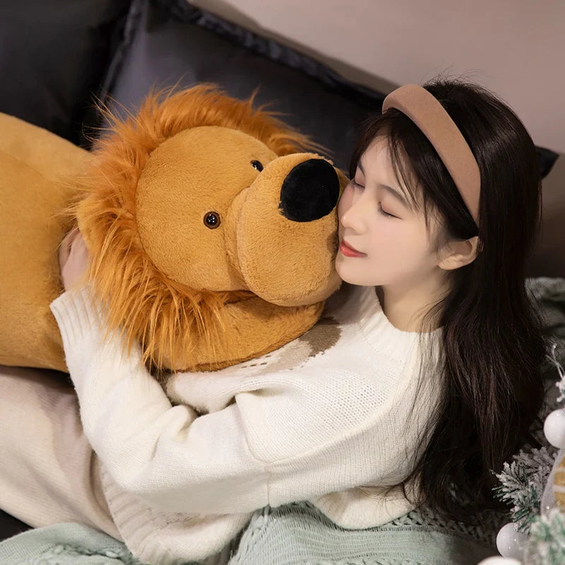 Cozy Long Lion Plush Snuggle Buddy for Ultimate Cuddles