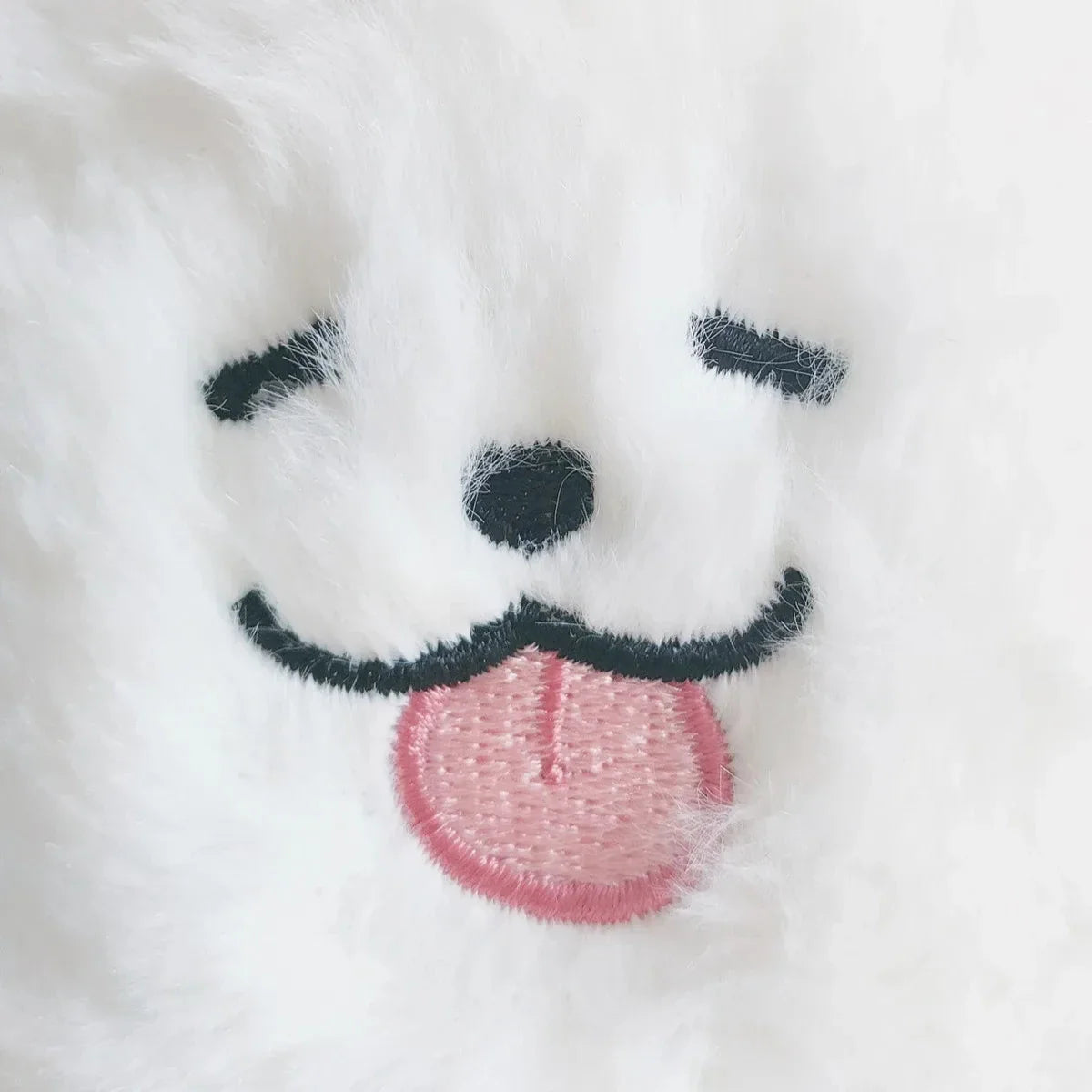 Adorable Fluffy White Samoyed Puppy Stuffed Animal