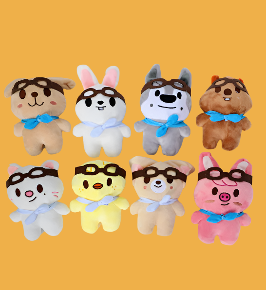 FM SKZOO PILOT PLUSHIES