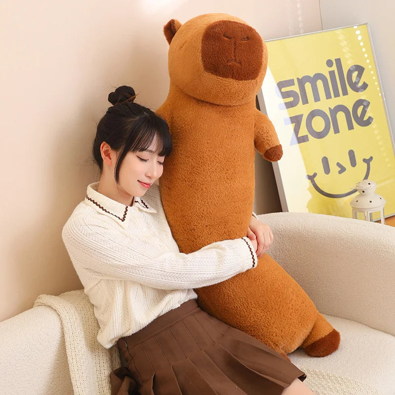 Adorable Long Fluffy Capybara Plush Toys