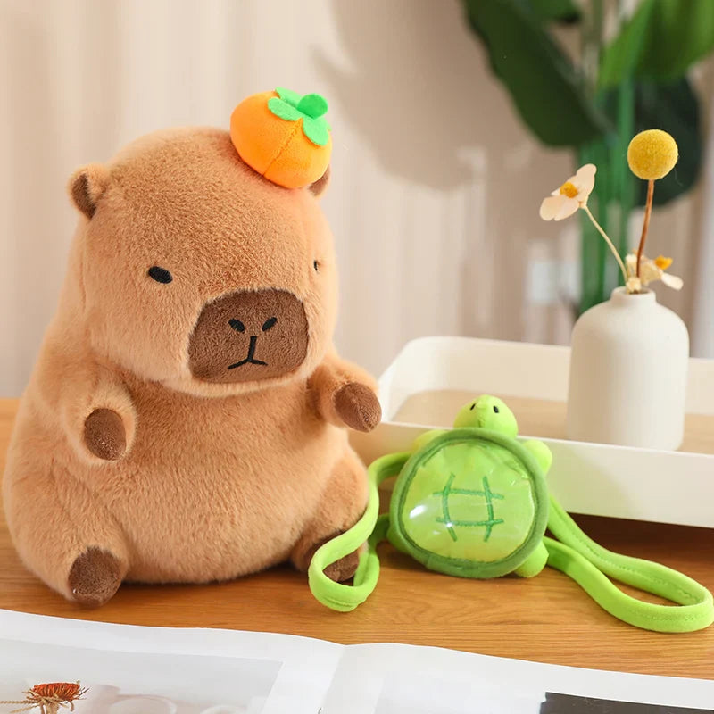 Charming Capybara Toast Turtle Adorable Plushie Family