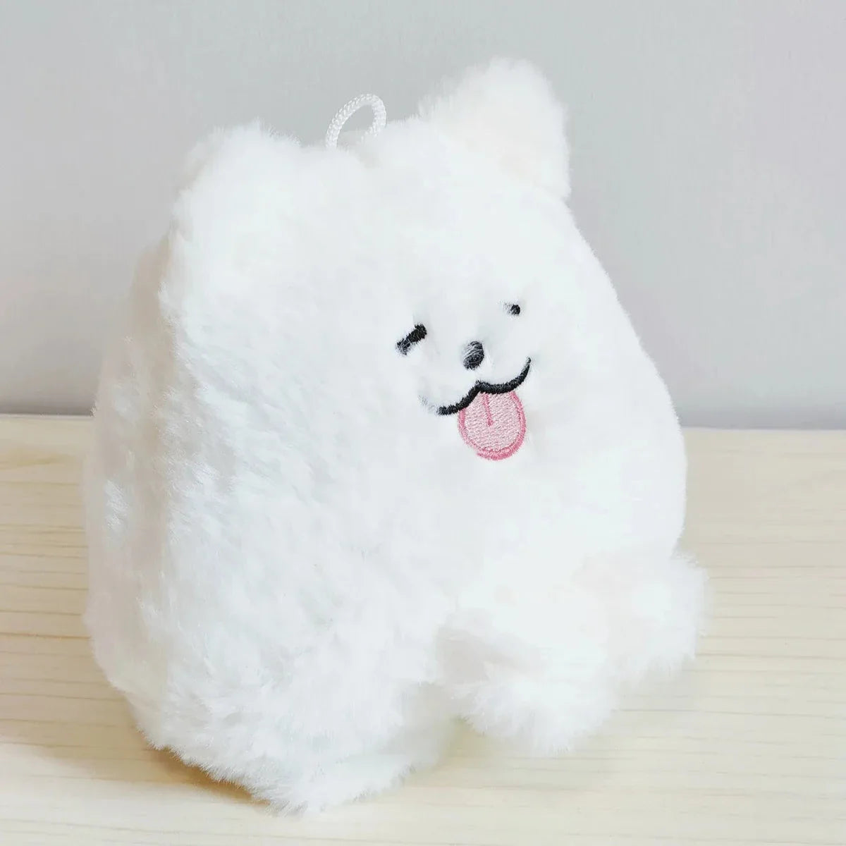 Adorable Fluffy White Samoyed Puppy Stuffed Animal