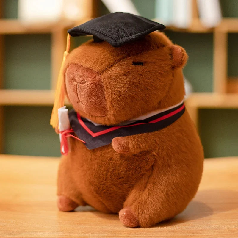 Adorable Graduation Capybara Plush Toy – Celebrate Achievements in Cuddly Style!