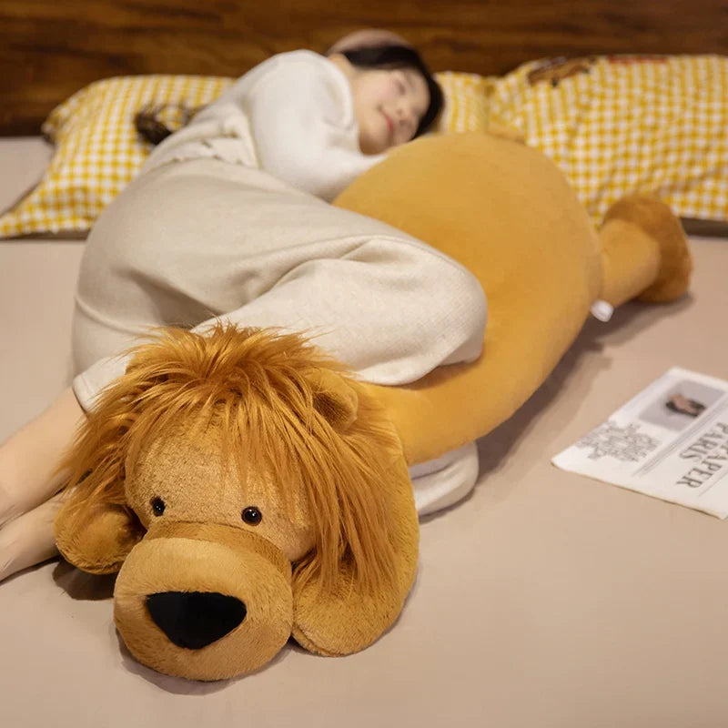 Cozy Long Lion Plush Snuggle Buddy for Ultimate Cuddles