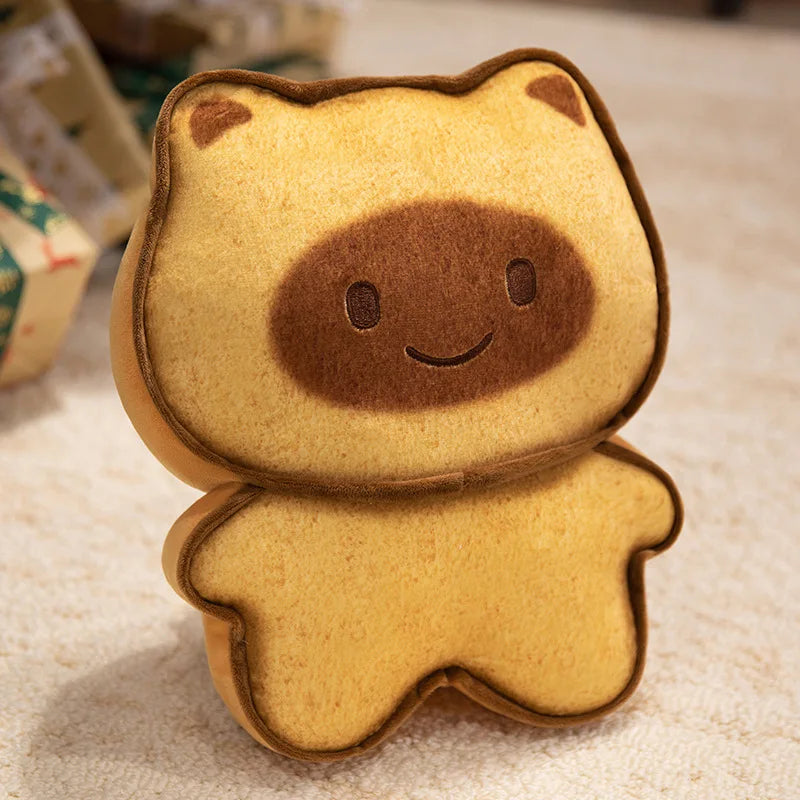 Adorable Kawaii Cat Bread Biscuit Plush Toy Cookies