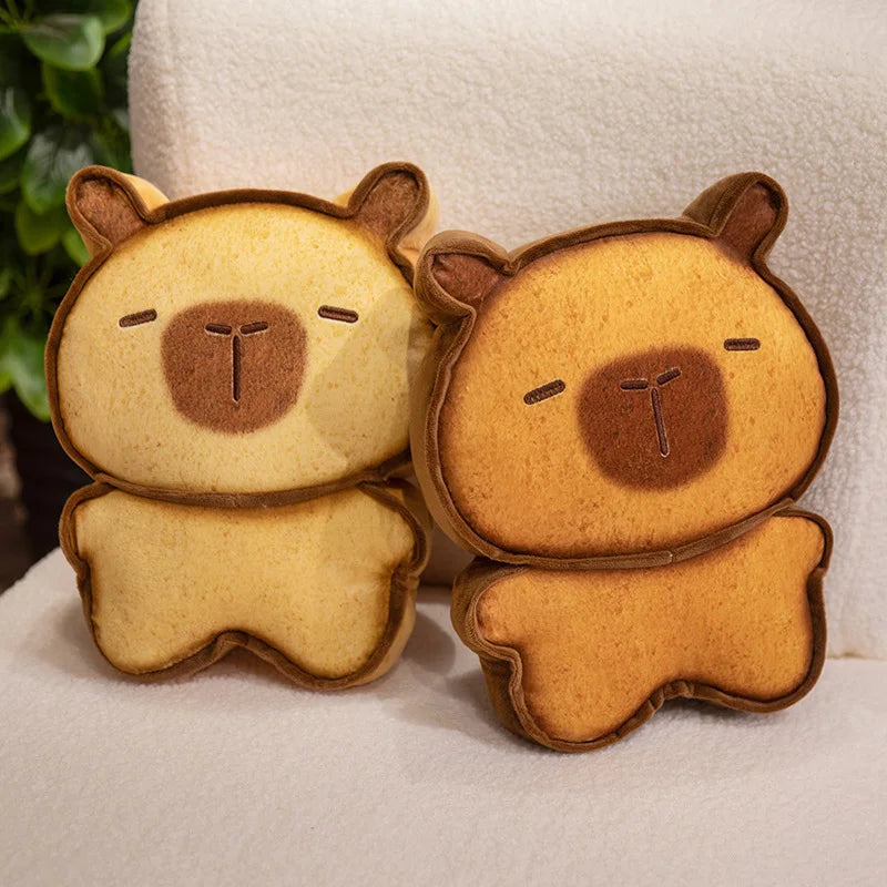Adorable Toasted Plushies: Capybara Bread Cookie Cuddles