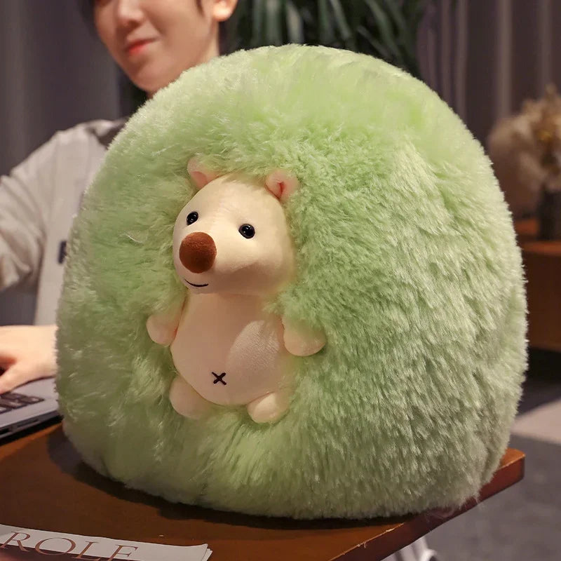 Adorable Fluffy Hedgehog Plush Toy