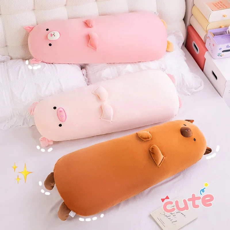 Cuddle Up with Our Adorable Long Capybara Alpaca Pig Plushie!
