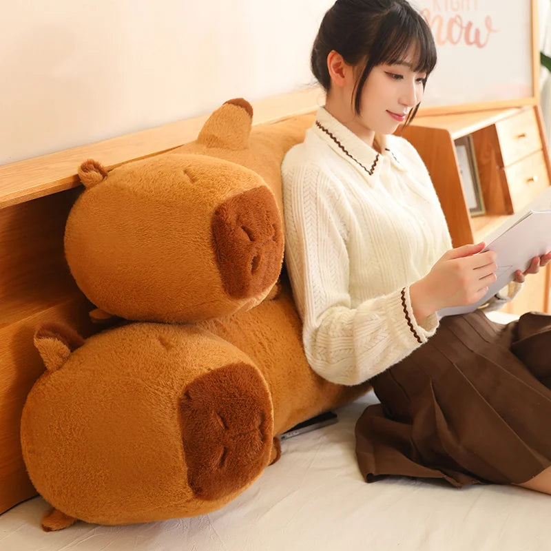 Adorable Long Fluffy Capybara Plush Toys