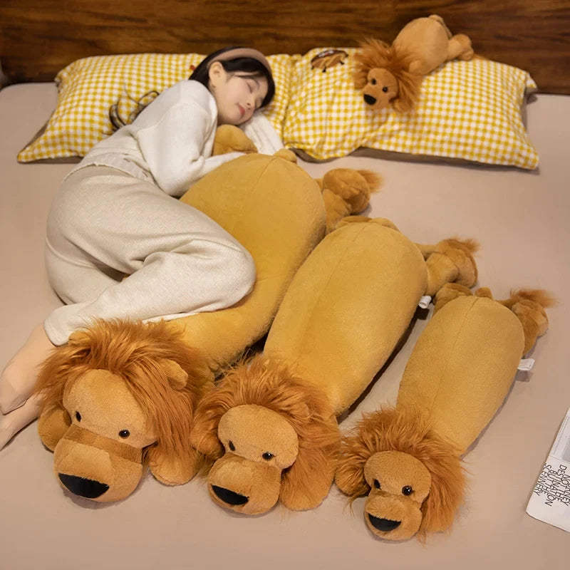 Cozy Long Lion Plush Snuggle Buddy for Ultimate Cuddles