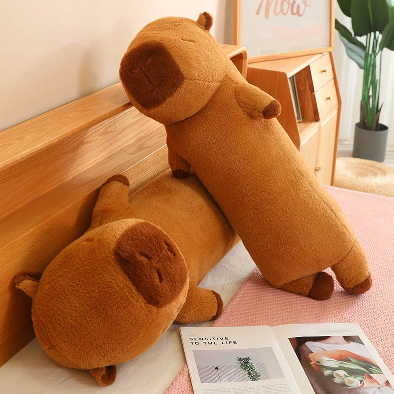 Adorable Long Fluffy Capybara Plush Toys