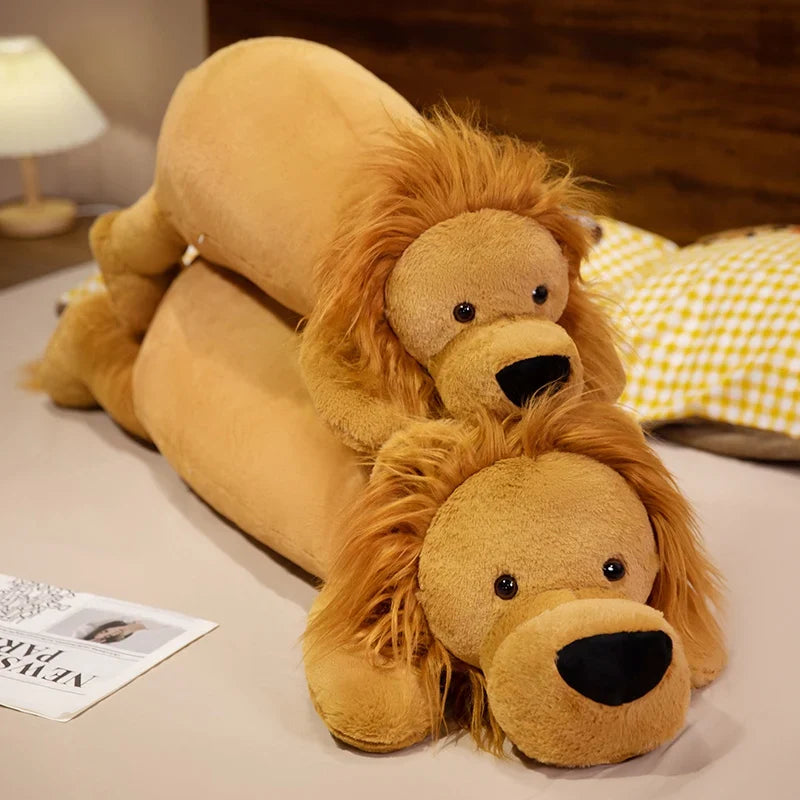Cozy Long Lion Plush Snuggle Buddy for Ultimate Cuddles