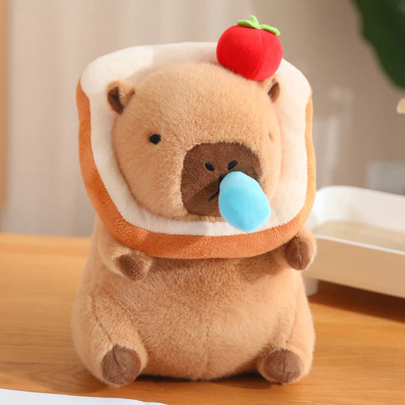 Charming Capybara Toast Turtle Adorable Plushie Family
