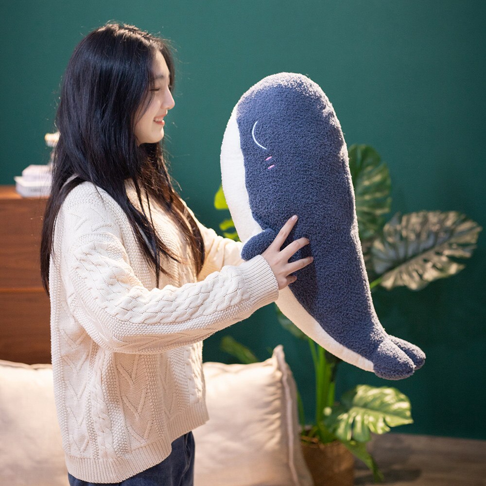 Charming Cuddly Blue Whale Plush Toy