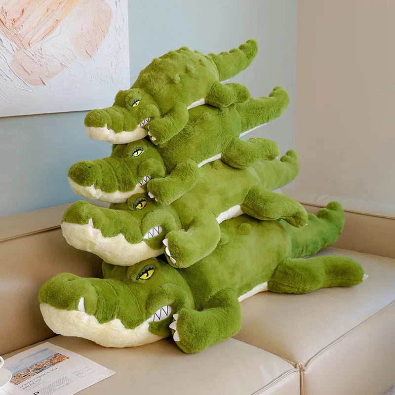 Fierce Emerald Green Crocodile Plush Toys