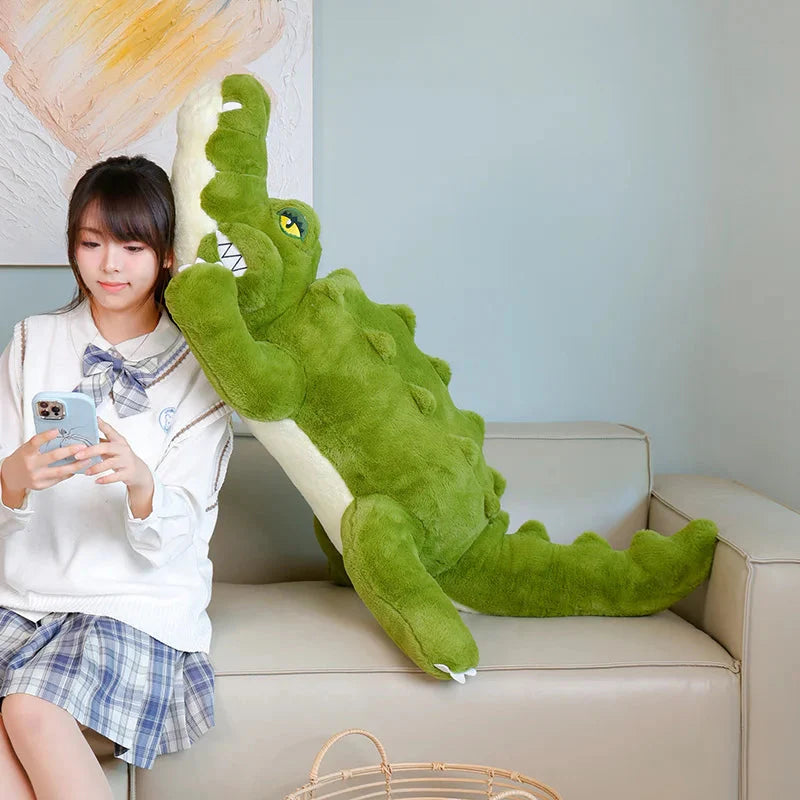 Fierce Emerald Green Crocodile Plush Toys