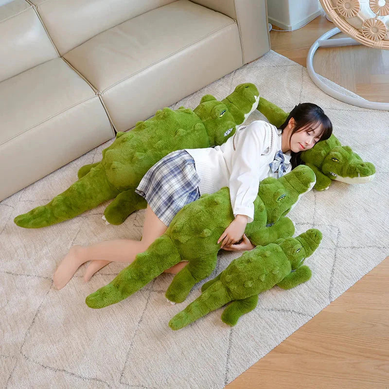 Fierce Emerald Green Crocodile Plush Toys