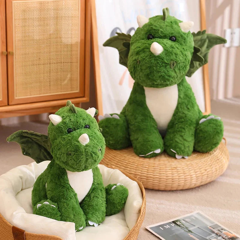 Adorable 2-in-1 Plush Baby Dragon Egg