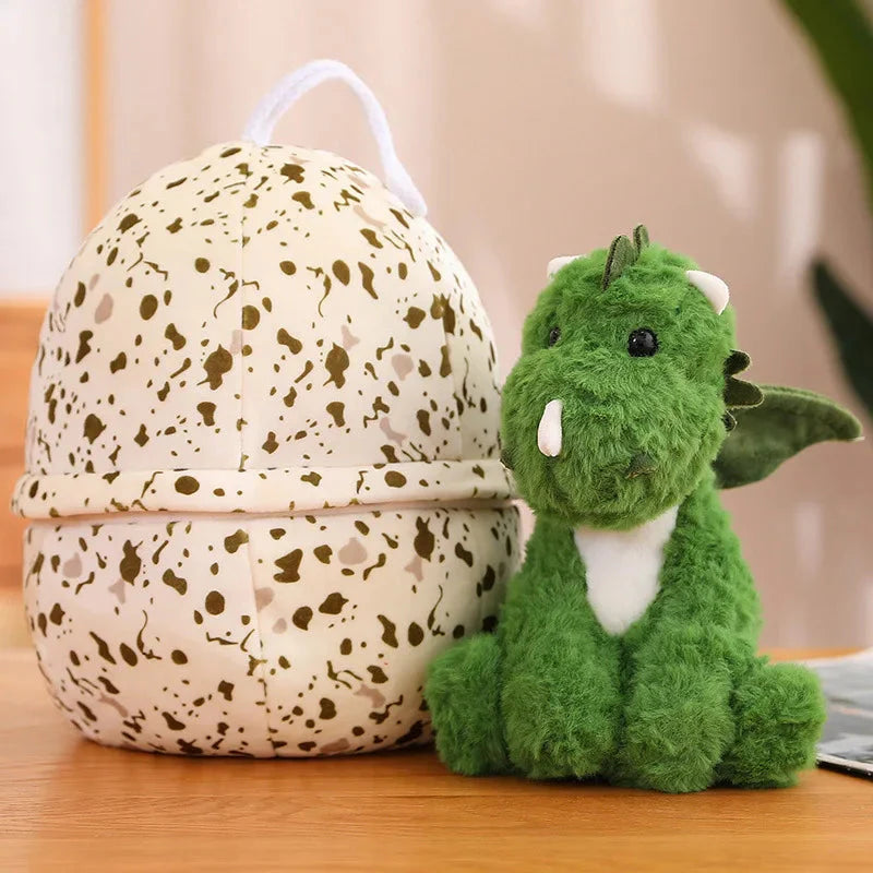 Delightful 2-in-1 Plush Baby Dragon Egg