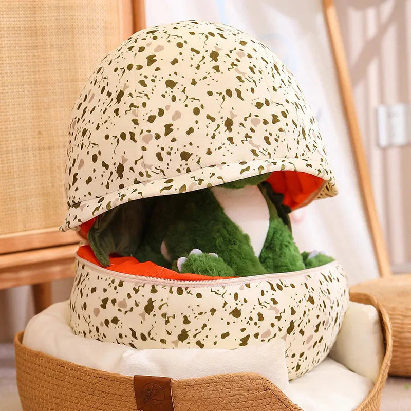 Delightful 2-in-1 Plush Baby Dragon Egg