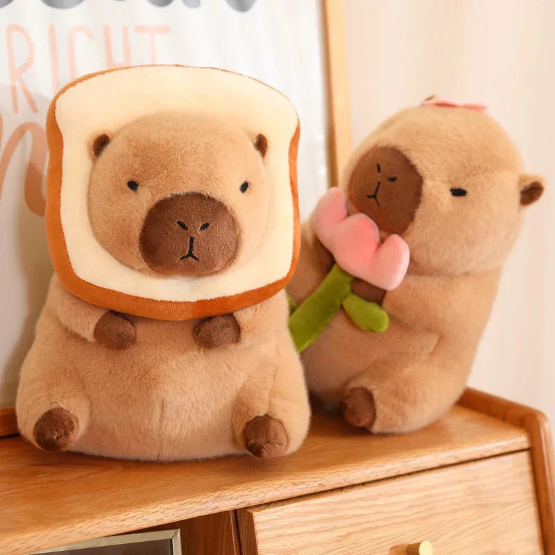 Adorable Kawaii Capybara Dress-Up Plushies for Babies