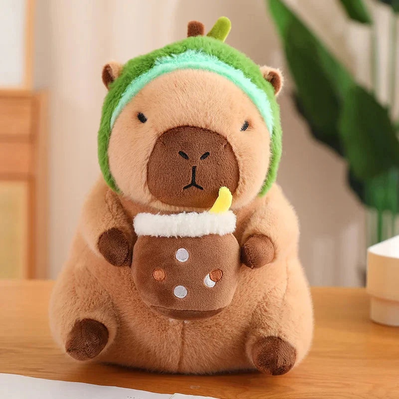 Adorable Kawaii Capybara Dress-Up Plushies for Babies