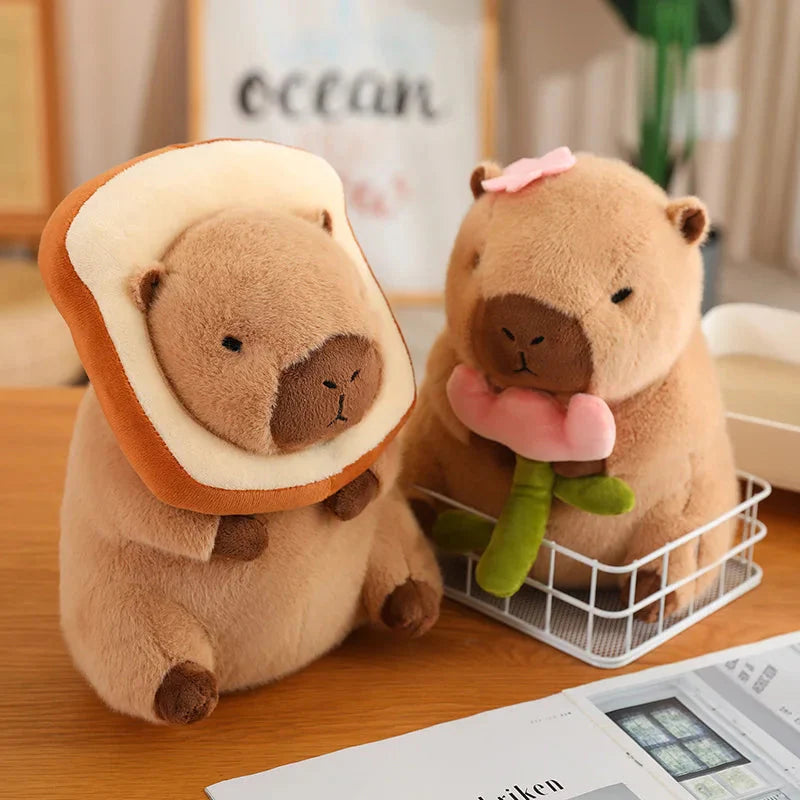 Adorable Kawaii Capybara Dress-Up Plushies for Babies