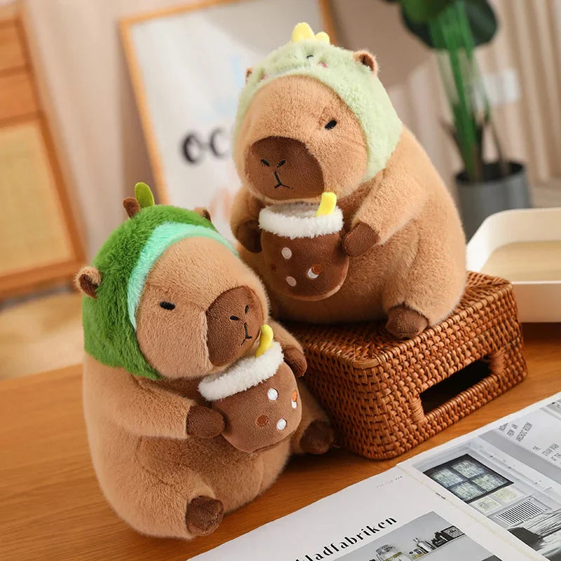 Adorable Kawaii Capybara Dress-Up Plushies for Babies