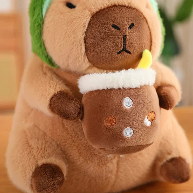 Adorable Kawaii Capybara Dress-Up Plushies for Babies