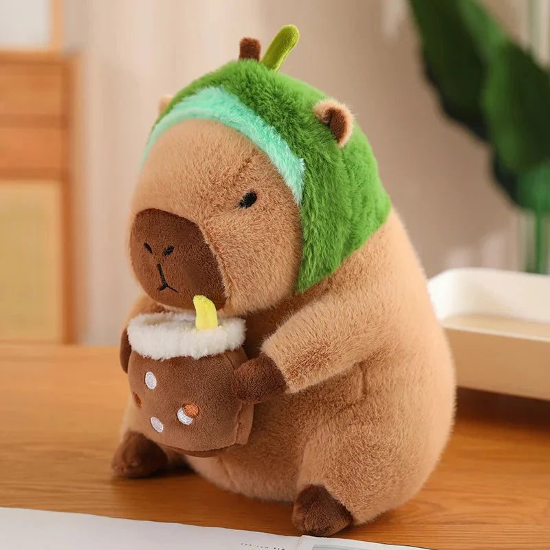Adorable Kawaii Capybara Dress-Up Plushies for Babies