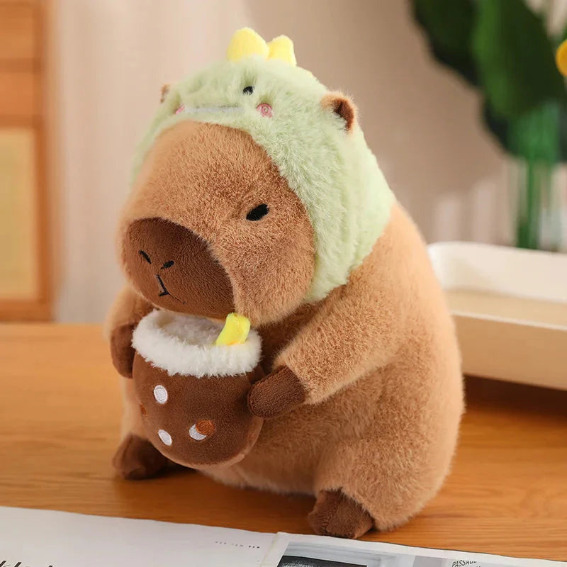 Adorable Kawaii Capybara Dress-Up Plushies for Babies
