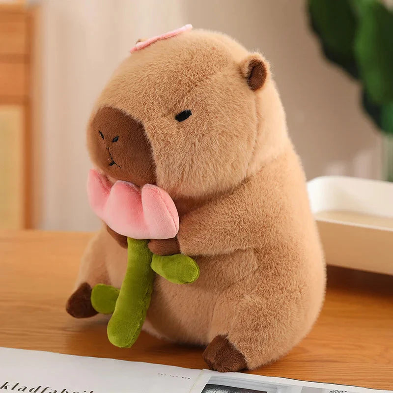 Adorable Kawaii Capybara Dress-Up Plushies for Babies