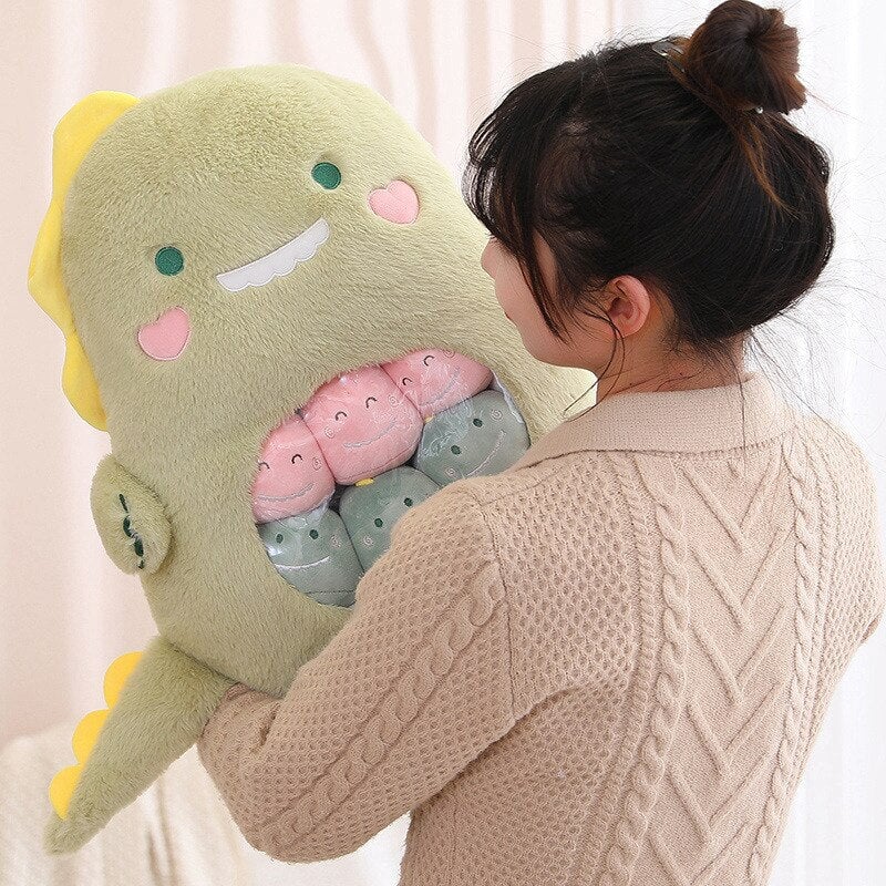 Adorable Plushie Collection: Koala, Dino, Bunny, and Panda Friends