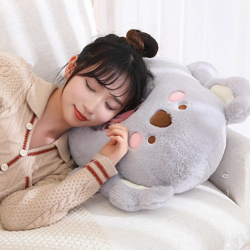Adorable Plushie Collection: Koala, Dino, Bunny, and Panda Friends