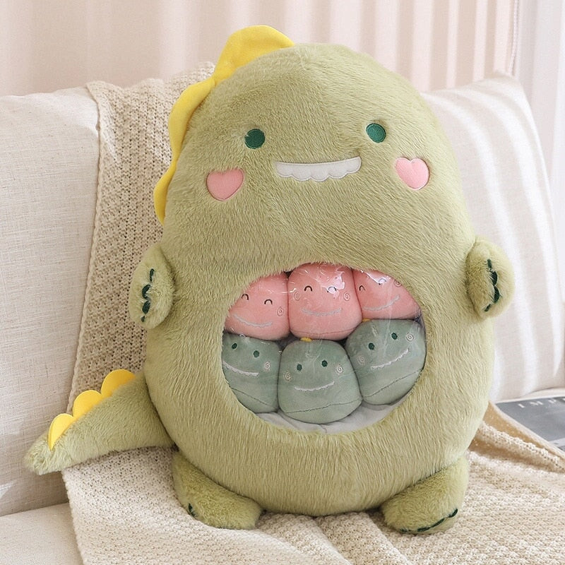 Adorable Plushie Collection: Koala, Dino, Bunny, and Panda Friends