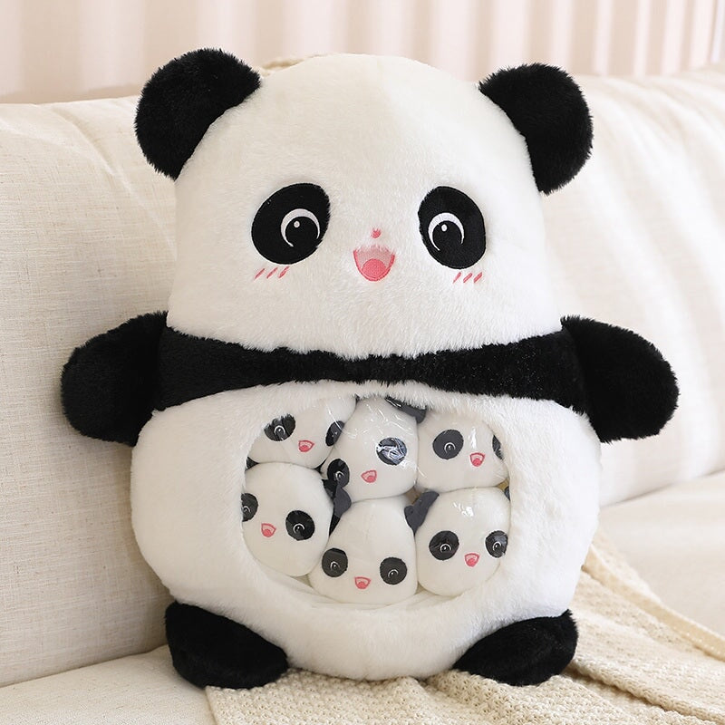 Adorable Plushie Collection: Koala, Dino, Bunny, and Panda Friends