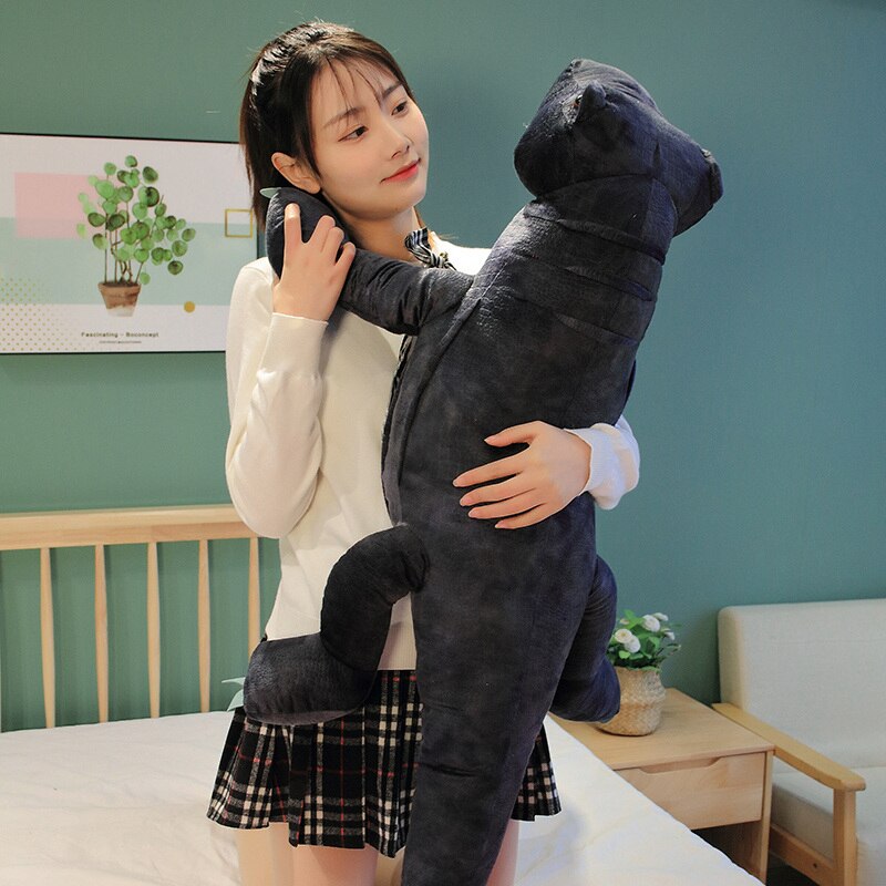 Cuddly Baja the Black Komodo Dragon Lizard Plush Toy