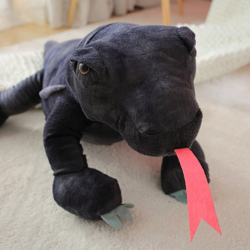Baja the Adorable Black Komodo Dragon Plush Toy