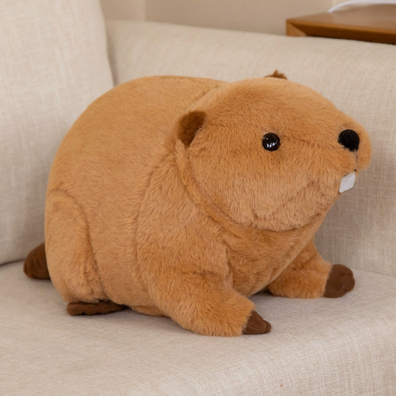 Cuddly Brown Beaver Plush Toy - Billy & Willy Edition