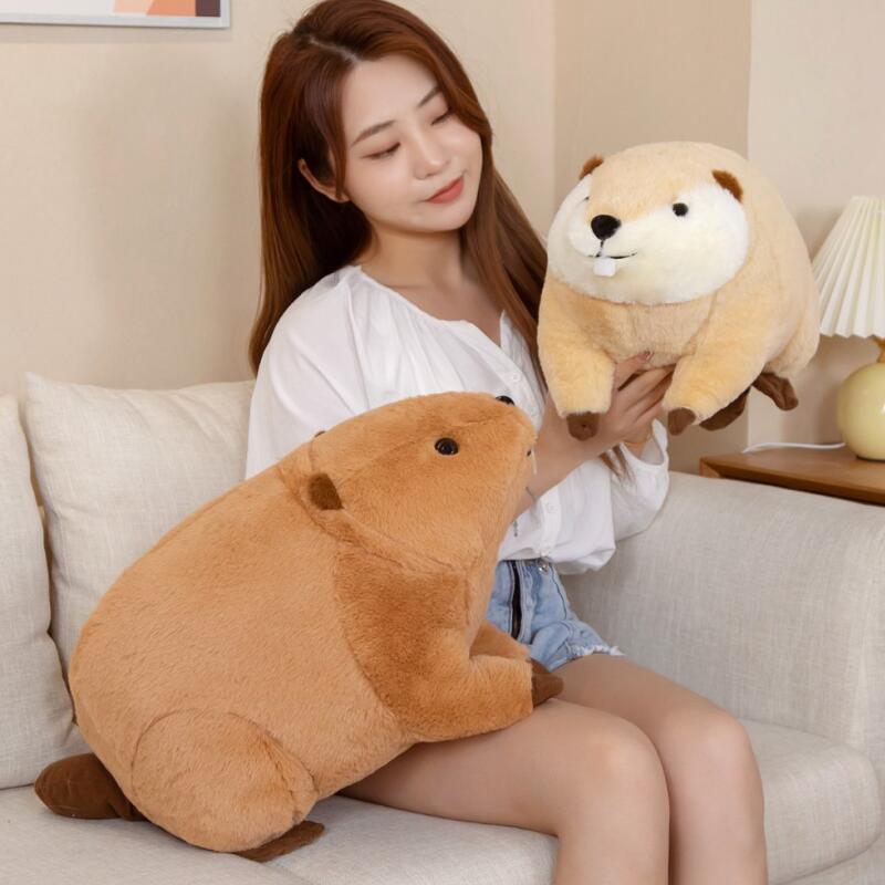 Cuddly Brown Beaver Plush Toy - Billy & Willy Edition