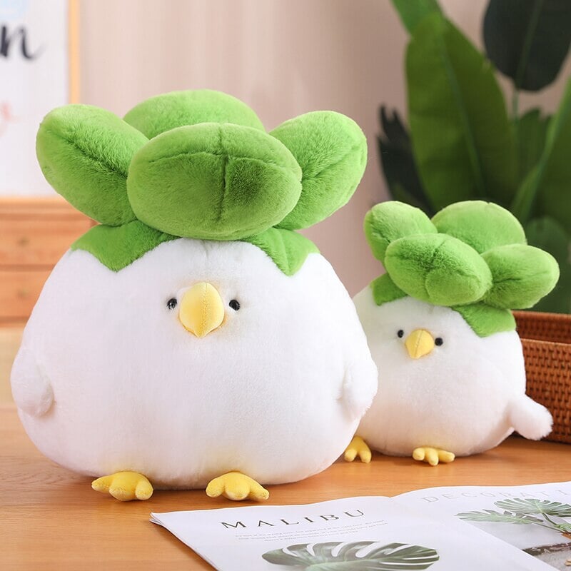 Adorable Birdie the Bok Choy Chicken Plush Toy