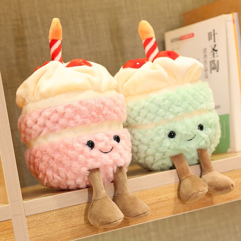 Festive Birthday Cake Plushie Pals